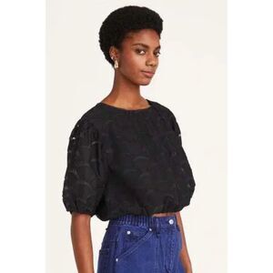 Merlette Black Magere Emb Top Womens XS